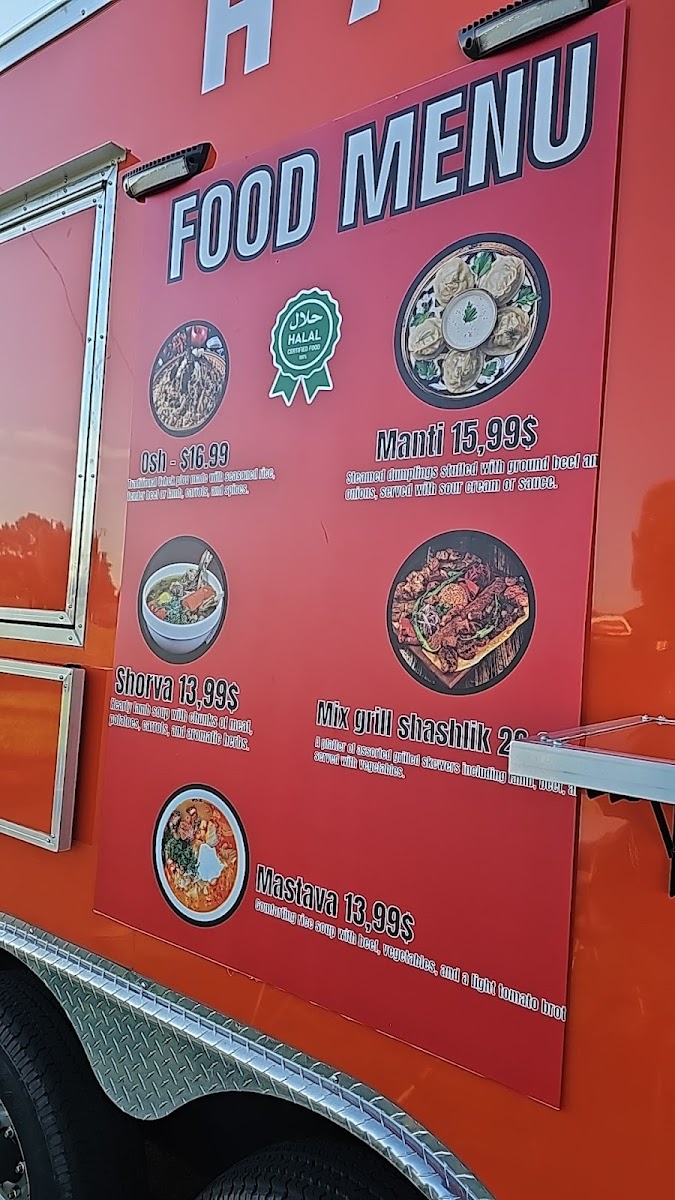 UZBEK Halal Foods Photo Menu 4