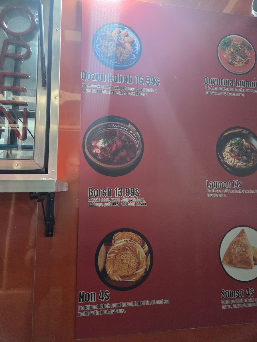 UZBEK Halal Foods Photo Menu 8
