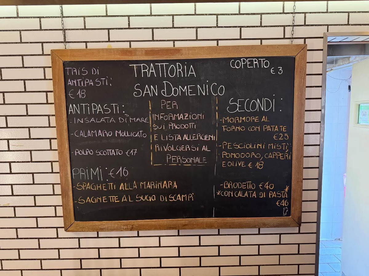 Trattoria San Domenico Photo Menu 1