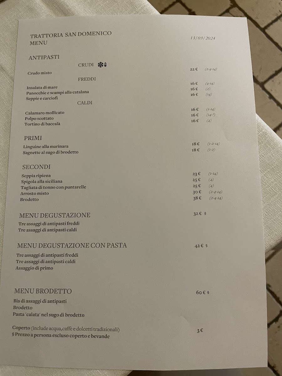 Trattoria San Domenico Photo Menu 7