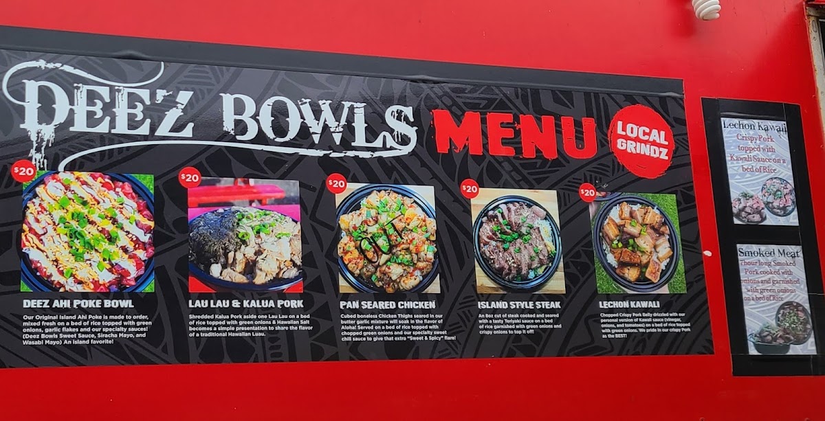 Deez Bowls Photo Menu 3