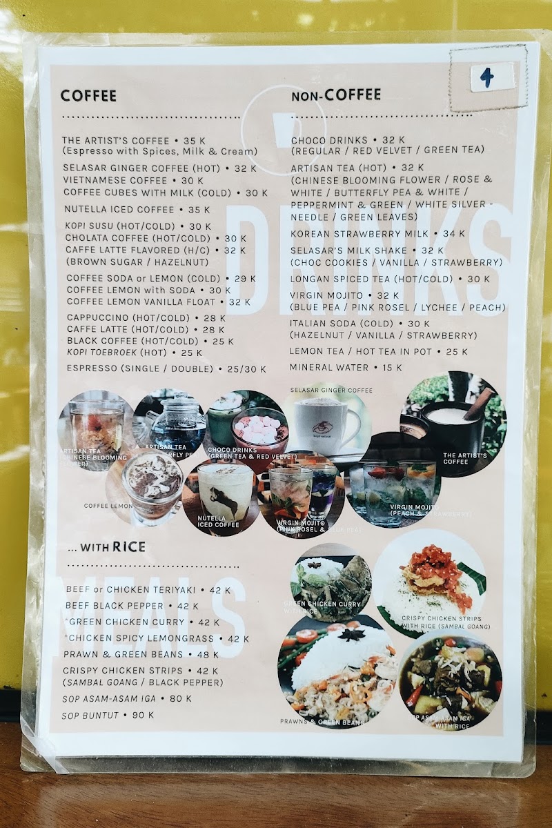 Kopi Selasar Sunaryo Photo Menu 10