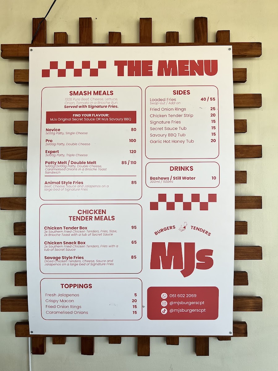 MJs Burgers Photo Menu 3