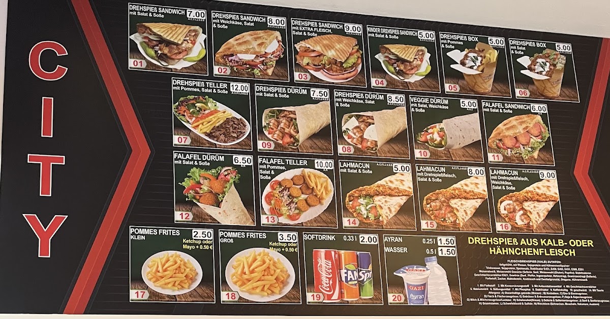 City Döner Offenbach Photo Menu 1