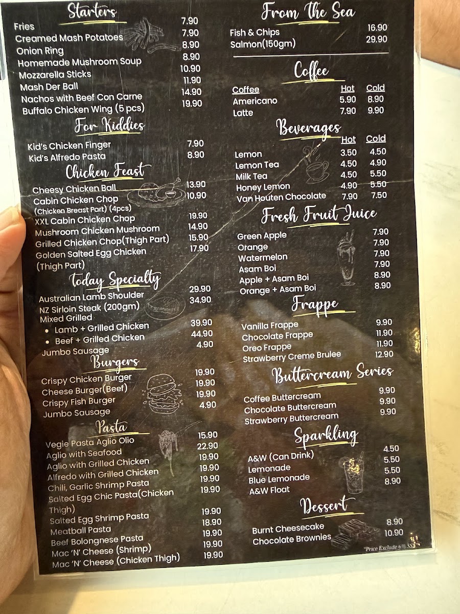 Der' Cabin Bistro Gelang Patah Photo Menu 3