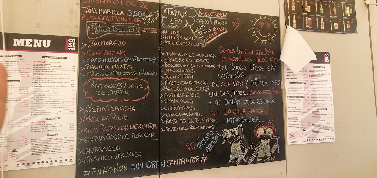 Cositas Café Bar Minimarket Photo Menu 5