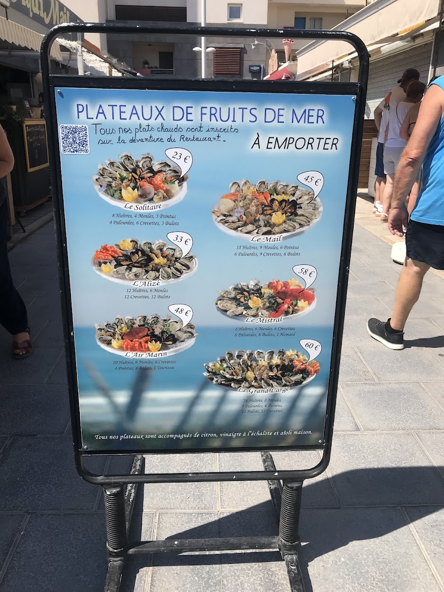 Les Trésors de La Mer Photo Menu 1