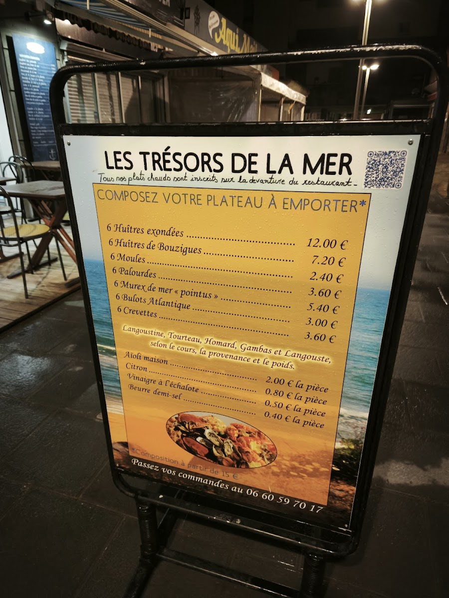 Les Trésors de La Mer Photo Menu 5