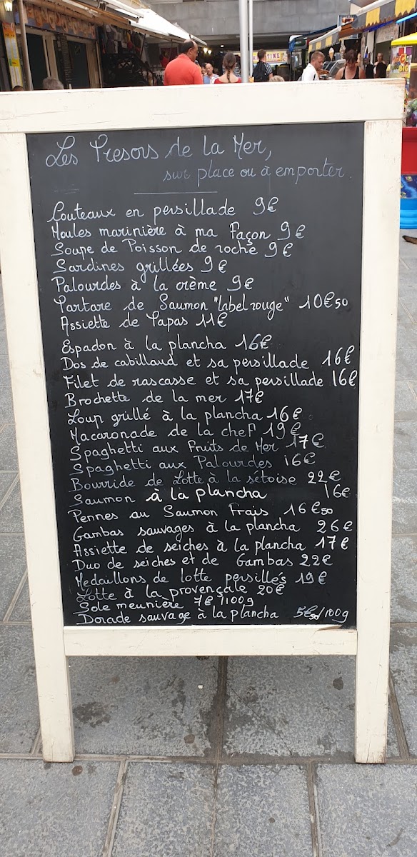 Les Trésors de La Mer Photo Menu 9