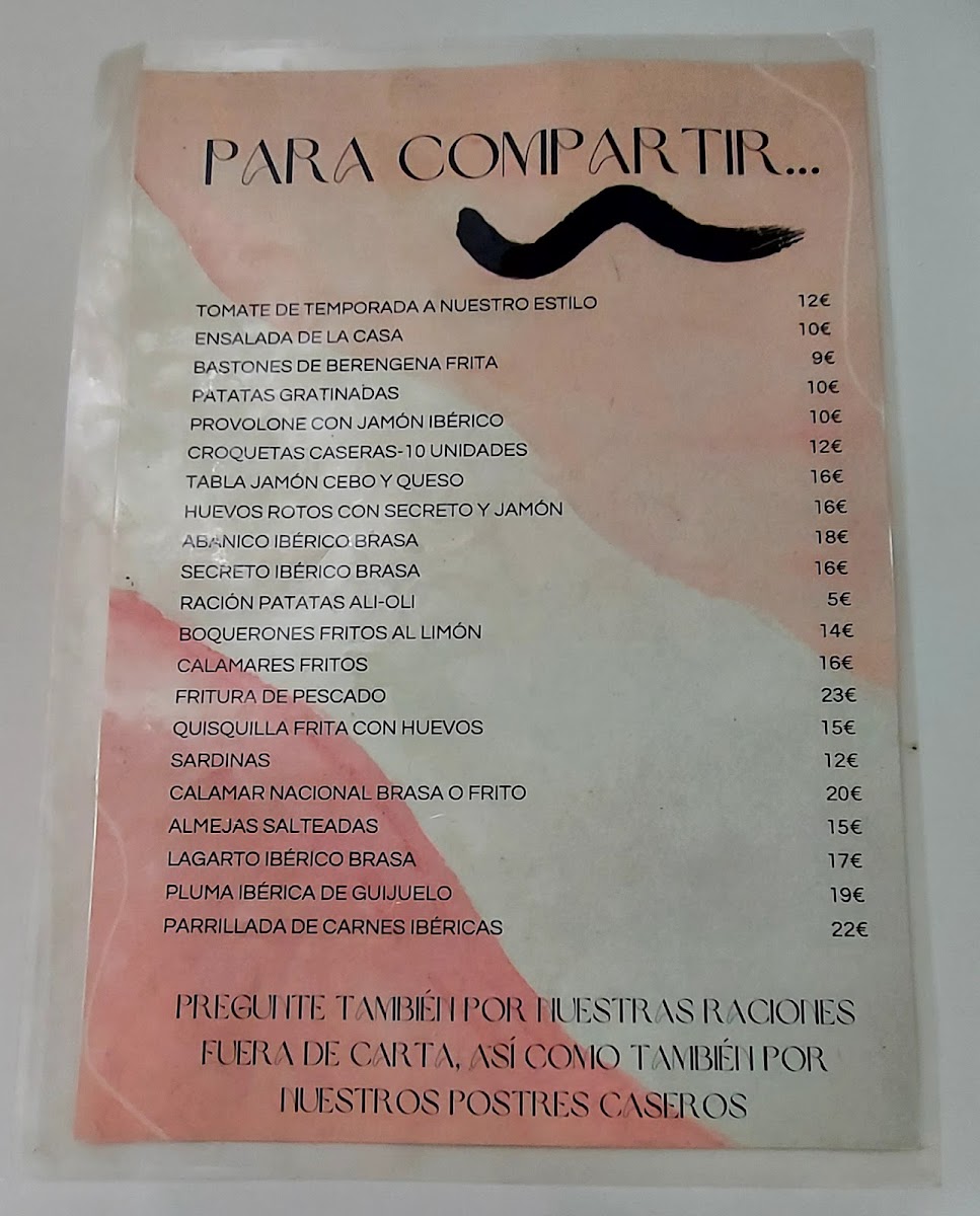 Taberna Los Charros Photo Menu 2