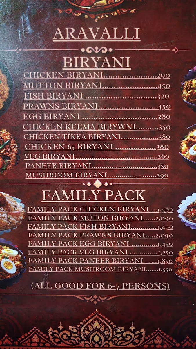 Nepali Restaurant Photo Menu 1