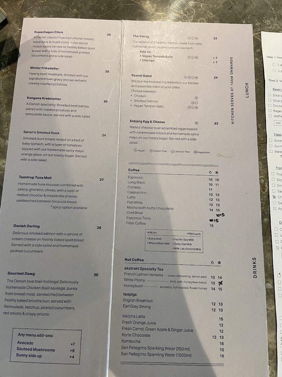 Kopenhagen Coffee Kapas Photo Menu 7
