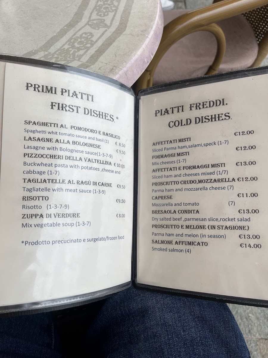 Bar Pasticceria Rossi Photo Menu 1