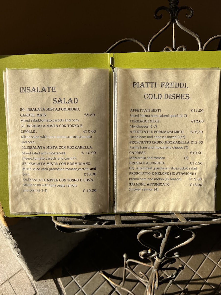 Bar Pasticceria Rossi Photo Menu 5