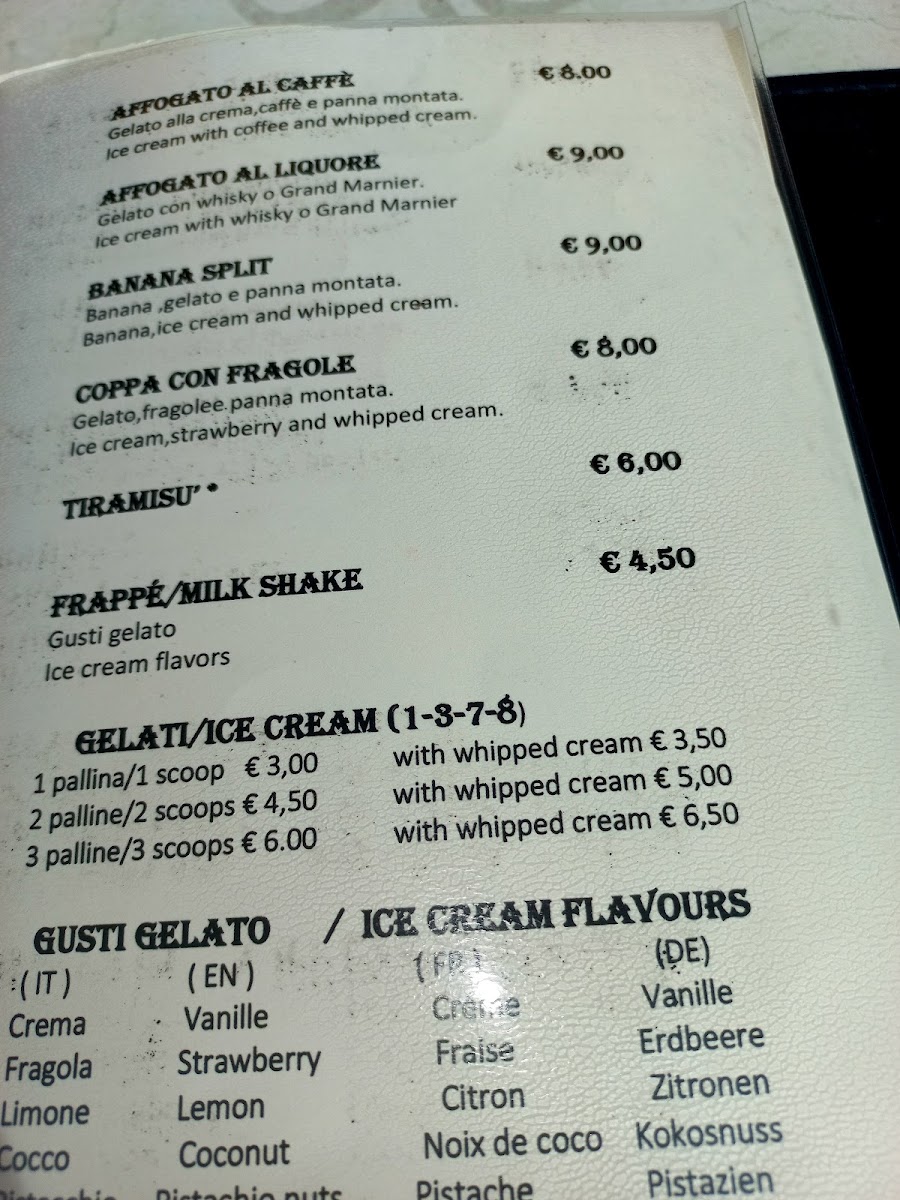 Bar Pasticceria Rossi Photo Menu 9