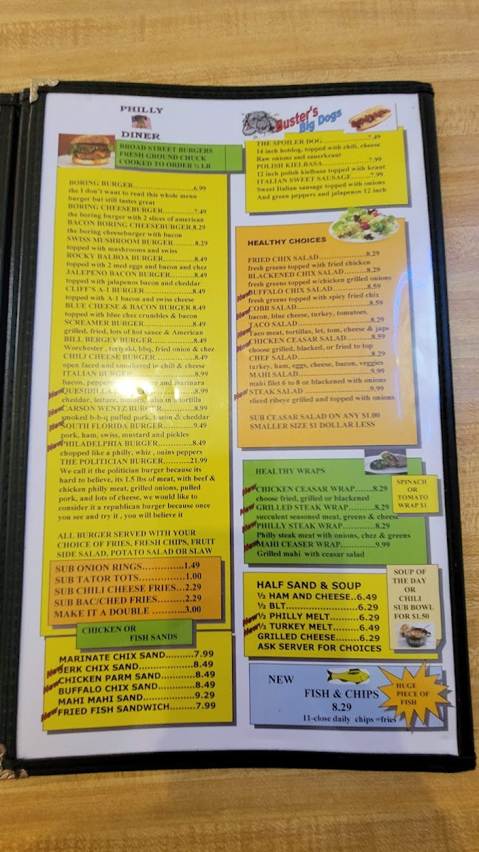 Philly Diner Photo Menu 10