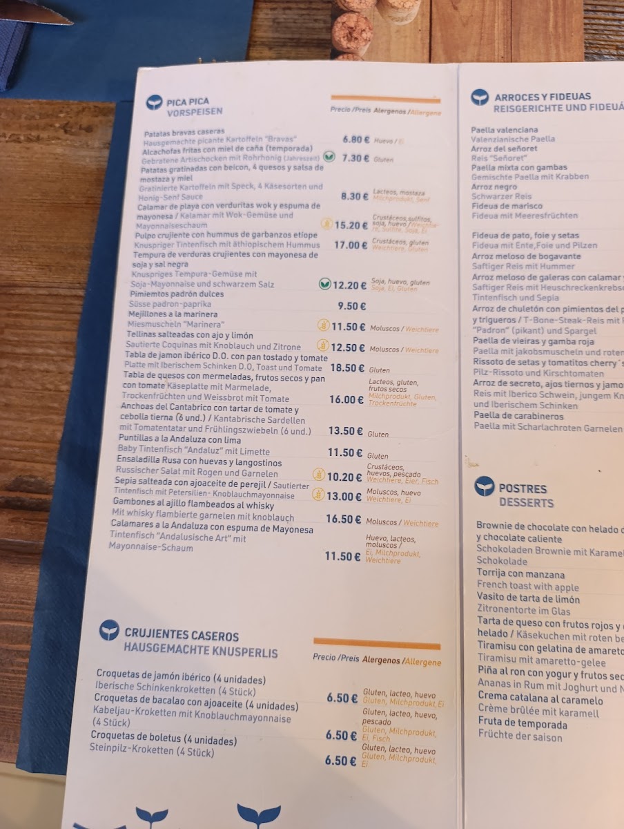 Blue House Restaurant (solo clientes bravo playa) Photo Menu 1