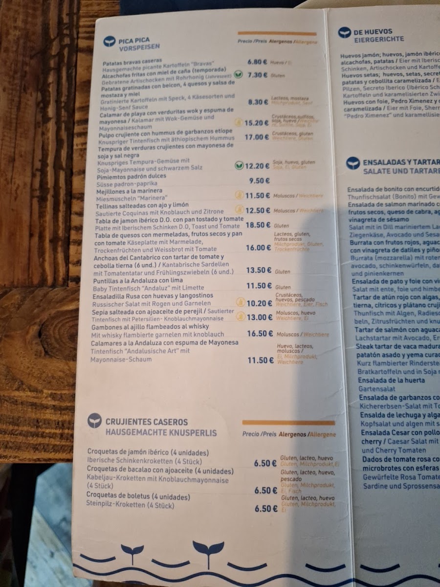 Blue House Restaurant (solo clientes bravo playa) Photo Menu 10