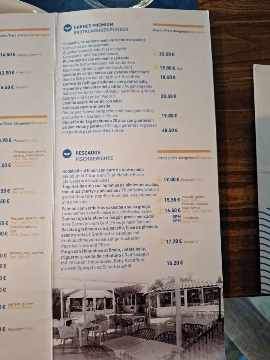 Blue House Restaurant (solo clientes bravo playa) Photo Menu 7