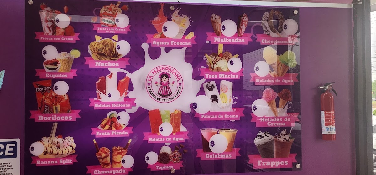 La Michoacana Ice Cream Factory Photo Menu 6