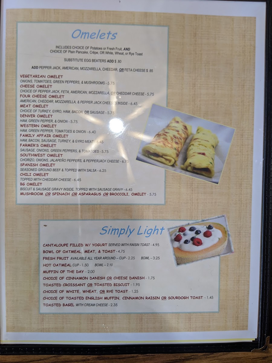 Family Affair Restaurant Photo Menu 8