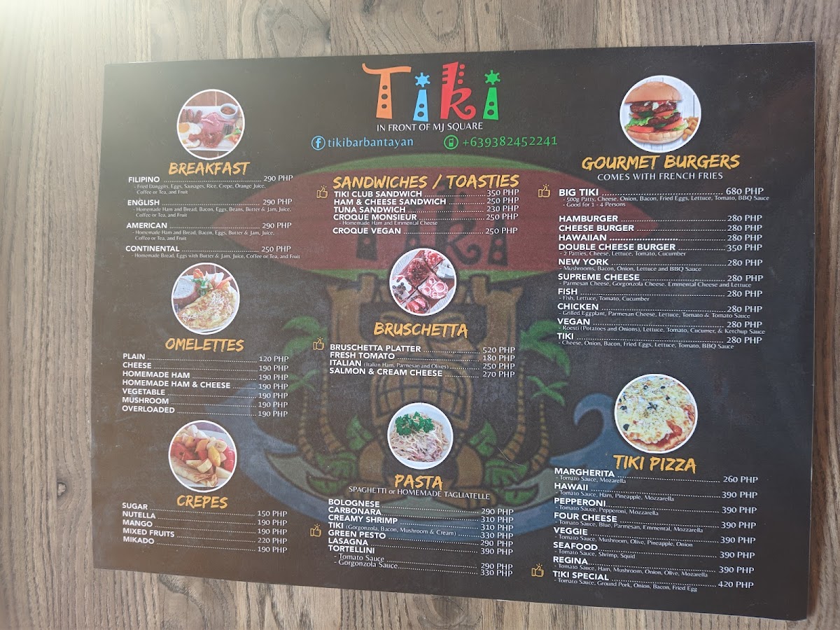Tiki Bar Bantayan Photo Menu 10
