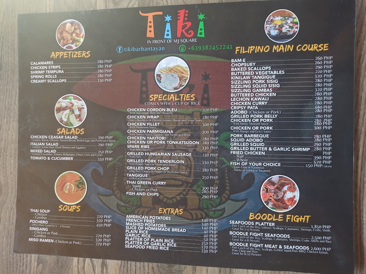 Tiki Bar Bantayan Photo Menu 5