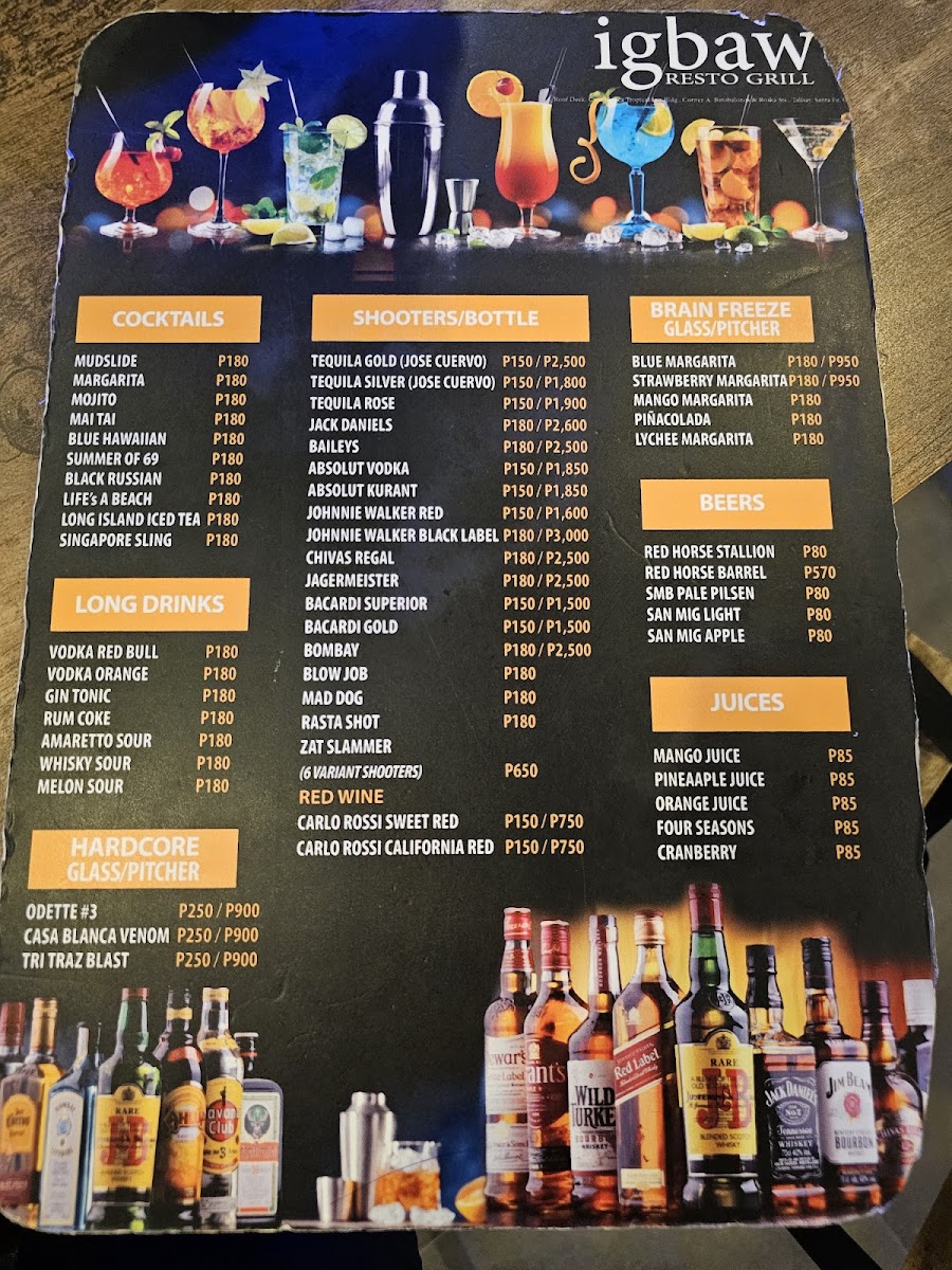 Tiki Bar Bantayan Photo Menu 7