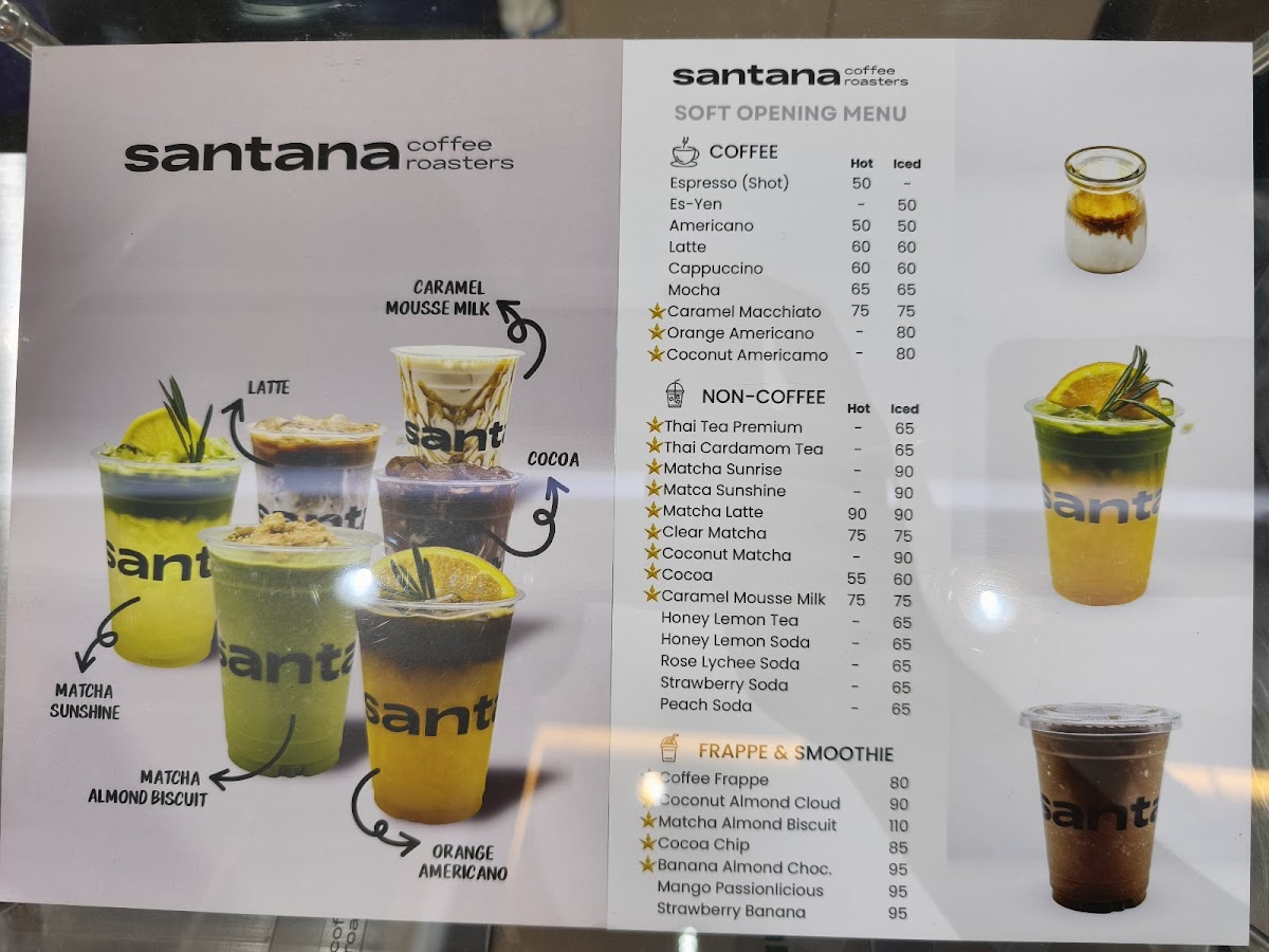 SANTANA Coffee Roasters Photo Menu 1