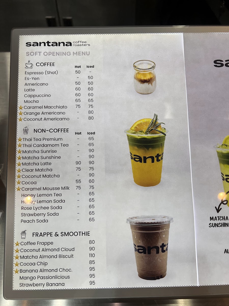 SANTANA Coffee Roasters Photo Menu 7