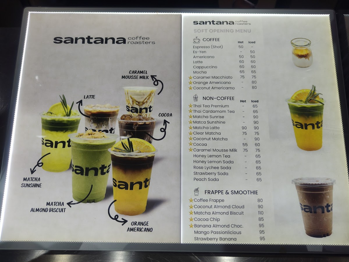 SANTANA Coffee Roasters Photo Menu 9