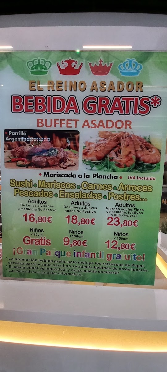 Buffet El Reino Asador Photo Menu 10