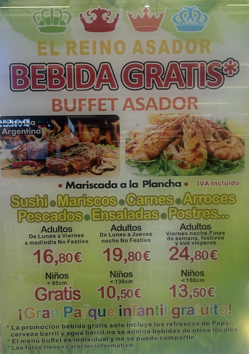 Buffet El Reino Asador Photo Menu 5