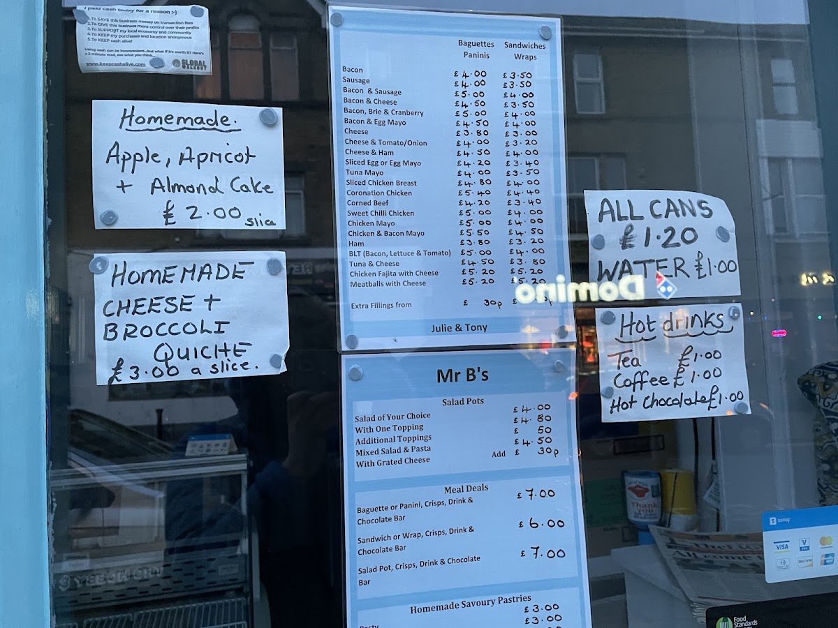 Mr B's Photo Menu 1