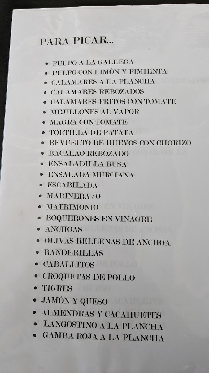 Restaurante Venta Simon Photo Menu 5