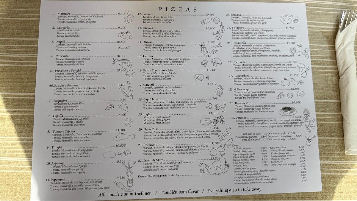 Pizzeria San Marco Photo Menu 1