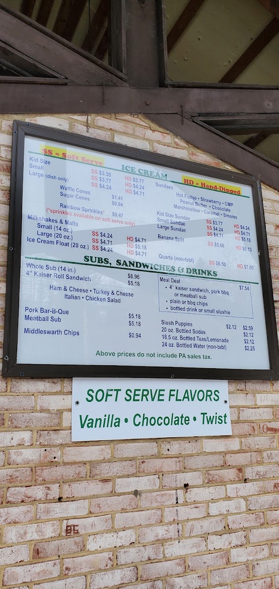 3B Ice Cream (Dauphin) Photo Menu 10