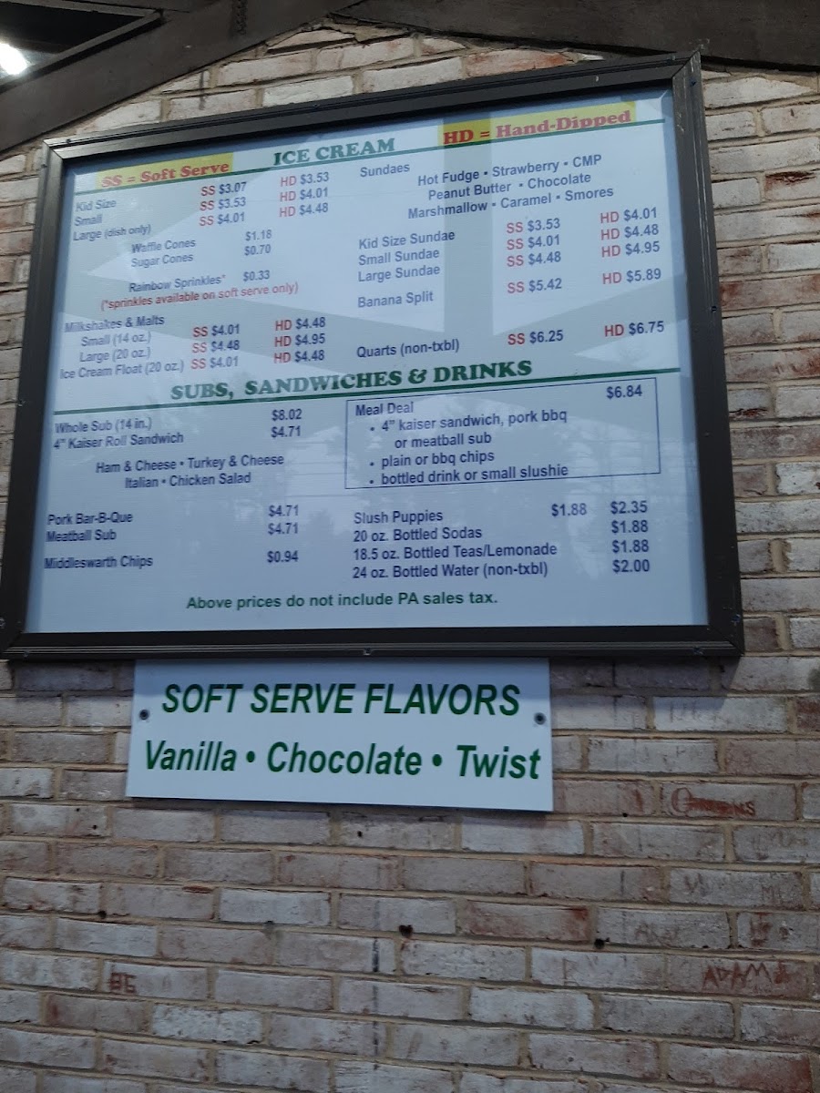 3B Ice Cream (Dauphin) Photo Menu 8