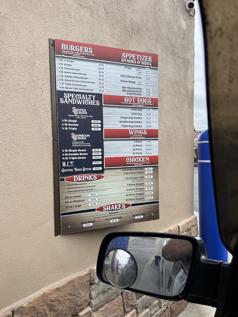 Bonner Burger Photo Menu 2
