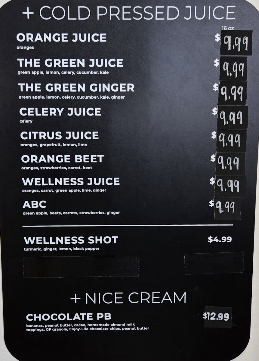 J+B Wellness Cafe - Wildwood Photo Menu 2