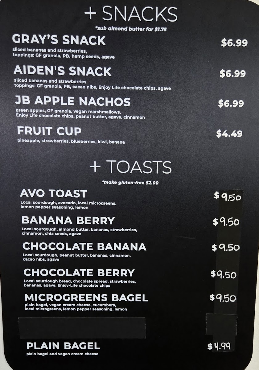 J+B Wellness Cafe - Wildwood Photo Menu 5