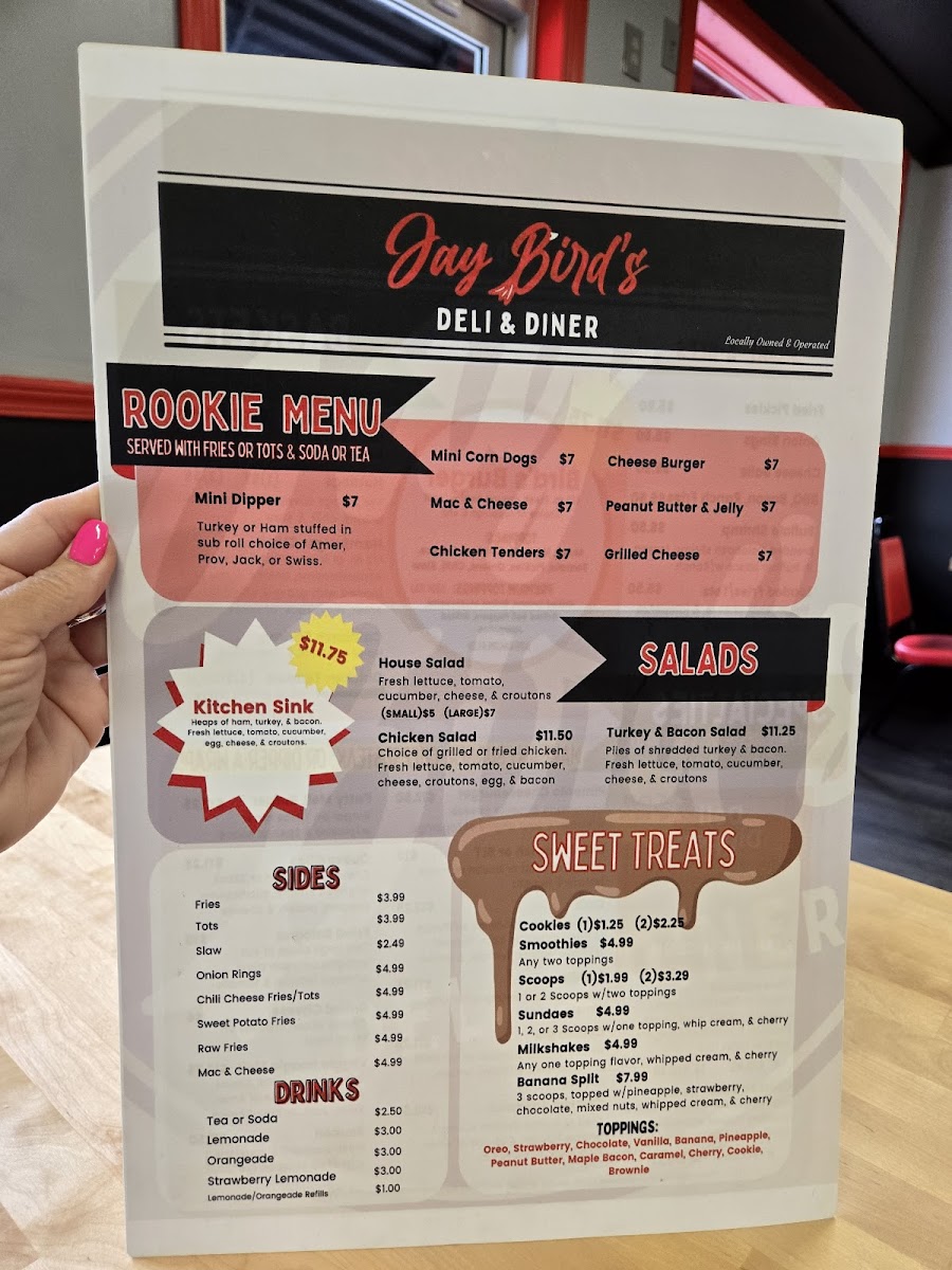 Jay Bird’s Deli & Diner Photo Menu 2