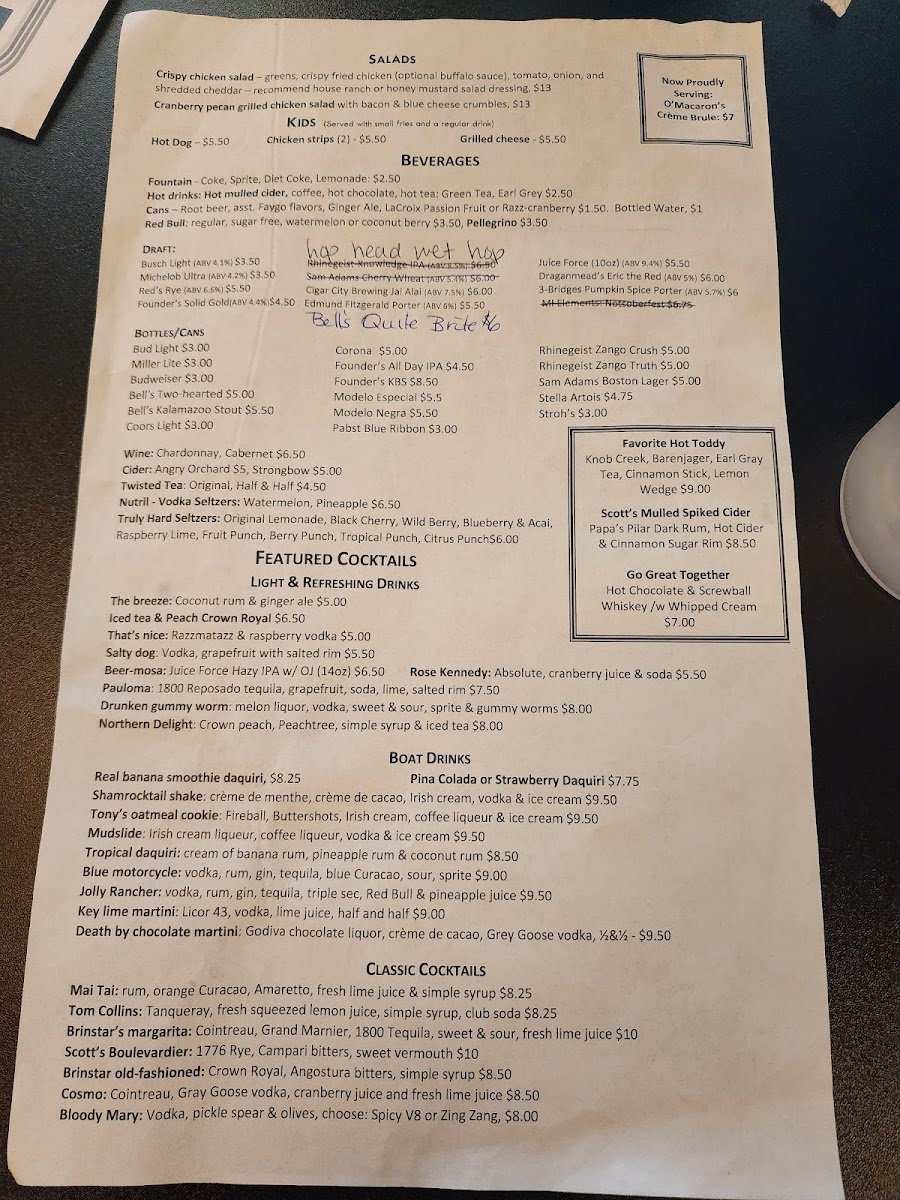 Brinstar Arcade Bar and Grill Photo Menu 7