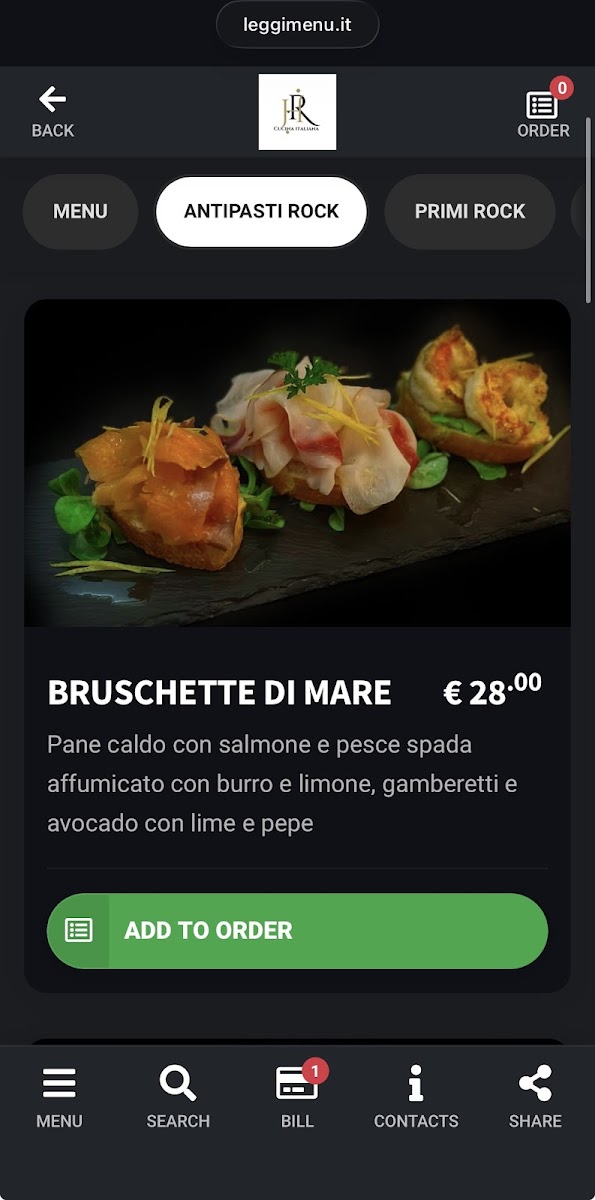 Hot rock Restaurant &Bar Photo Menu 2