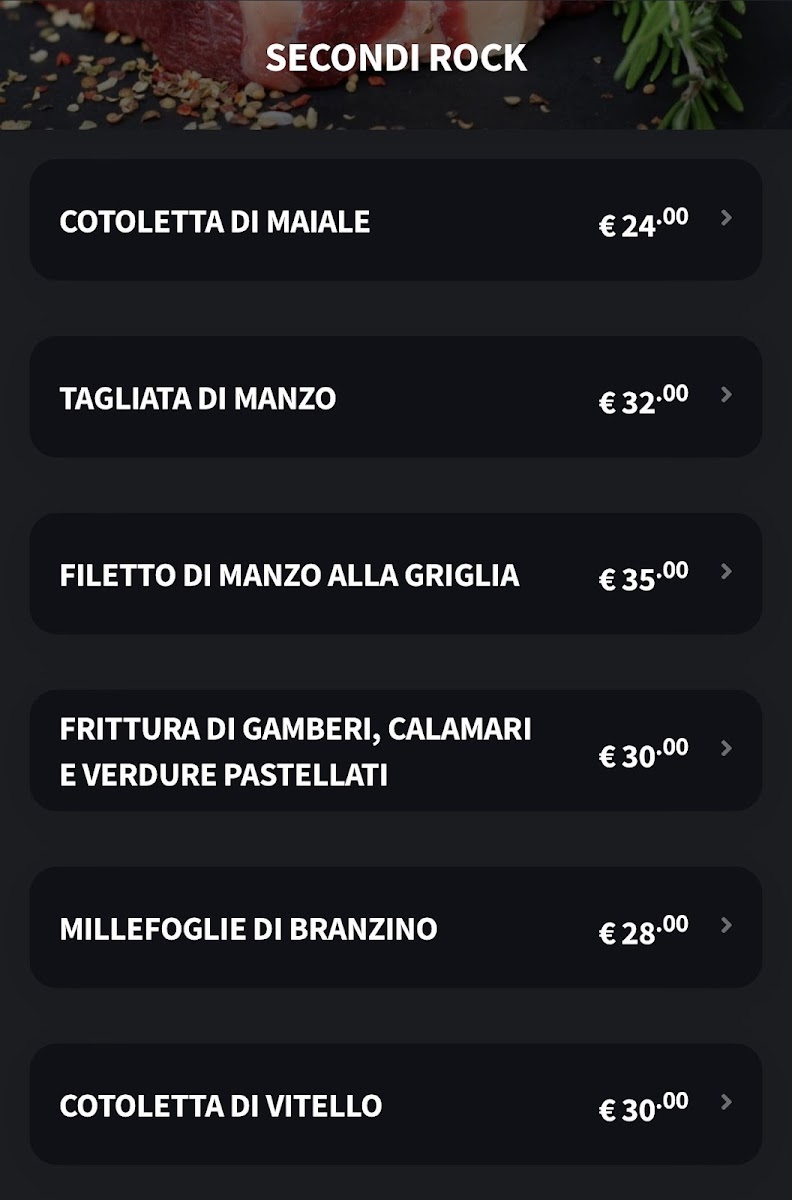 Hot rock Restaurant &Bar Photo Menu 3