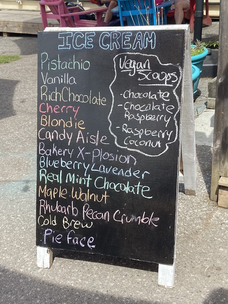 The Beachconers Microcreamery Photo Menu 1