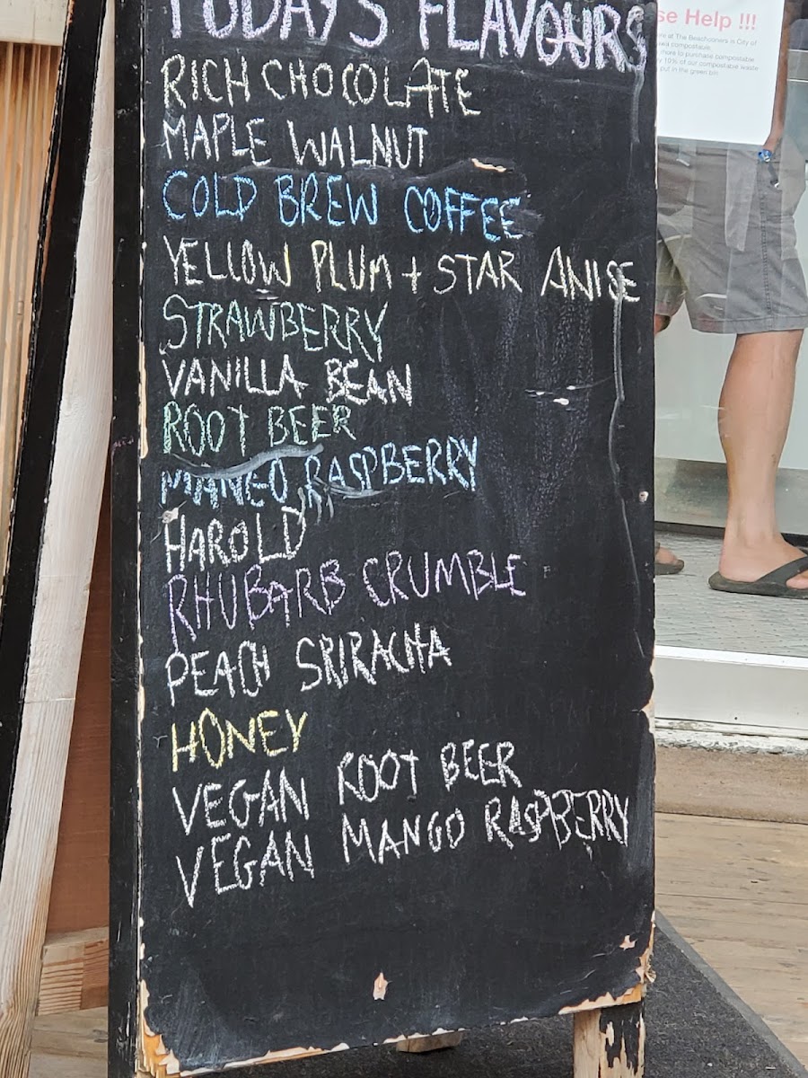 The Beachconers Microcreamery Photo Menu 4