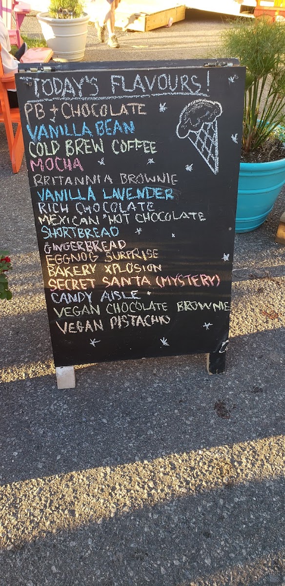 The Beachconers Microcreamery Photo Menu 7