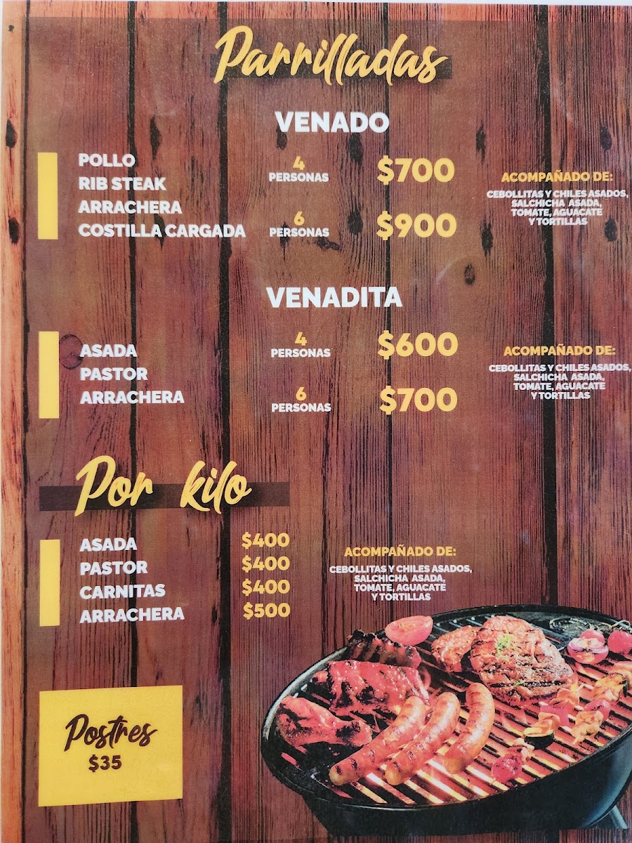 Taquería el Venado Photo Menu 2