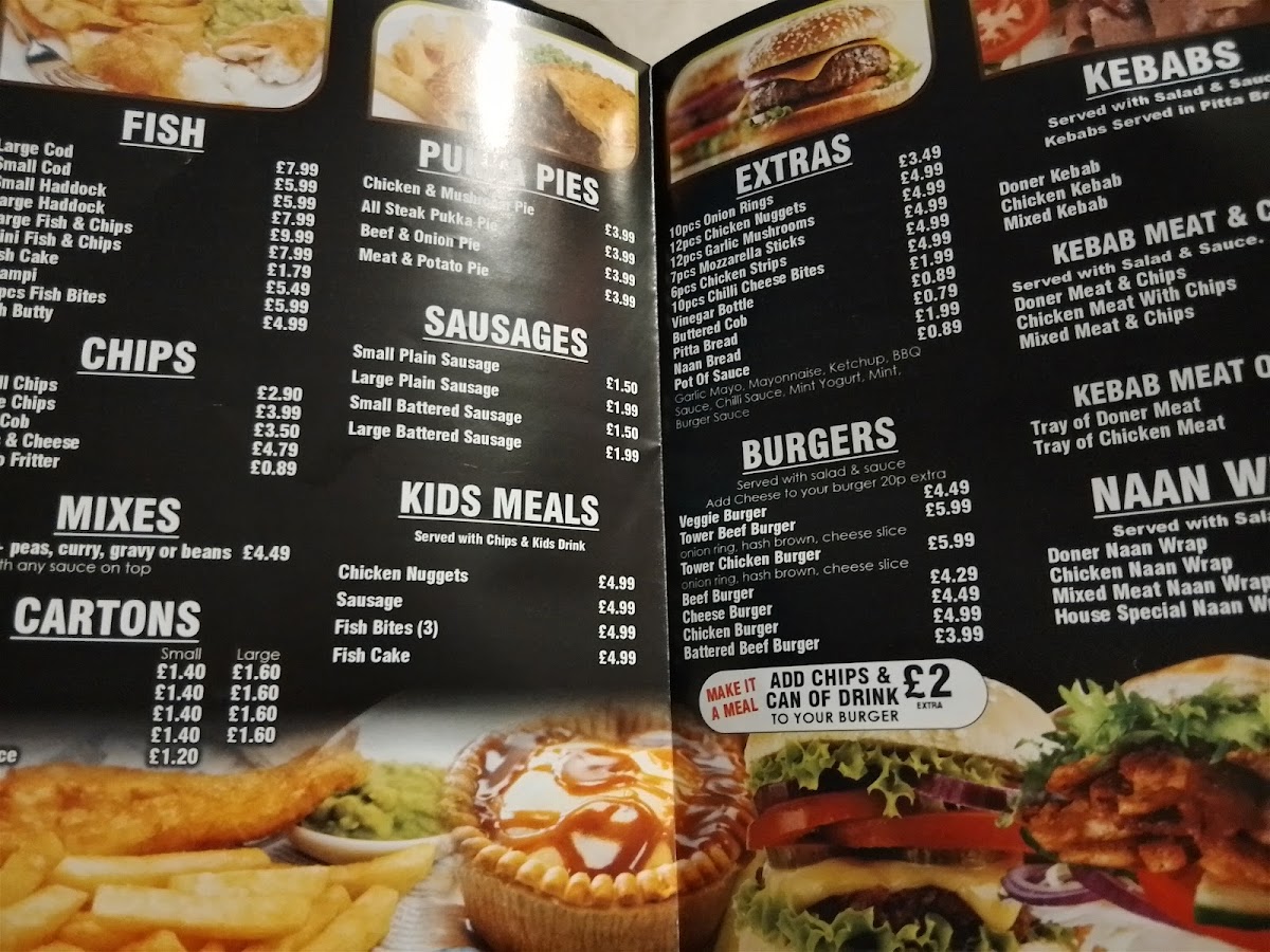 Calow Fryer Photo Menu 2